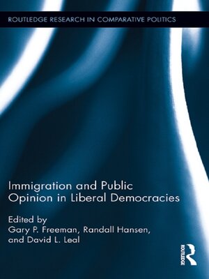 cover image of Immigration and Public Opinion in Liberal Democracies